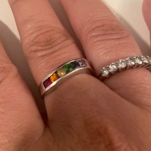 Silver Rainbow Ring